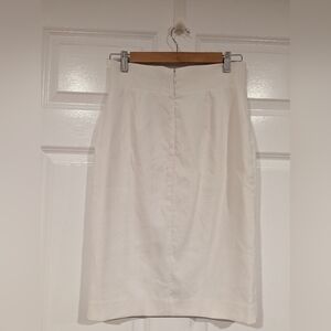 Ann Taylor Classic Cream Pencil Skirt 2P